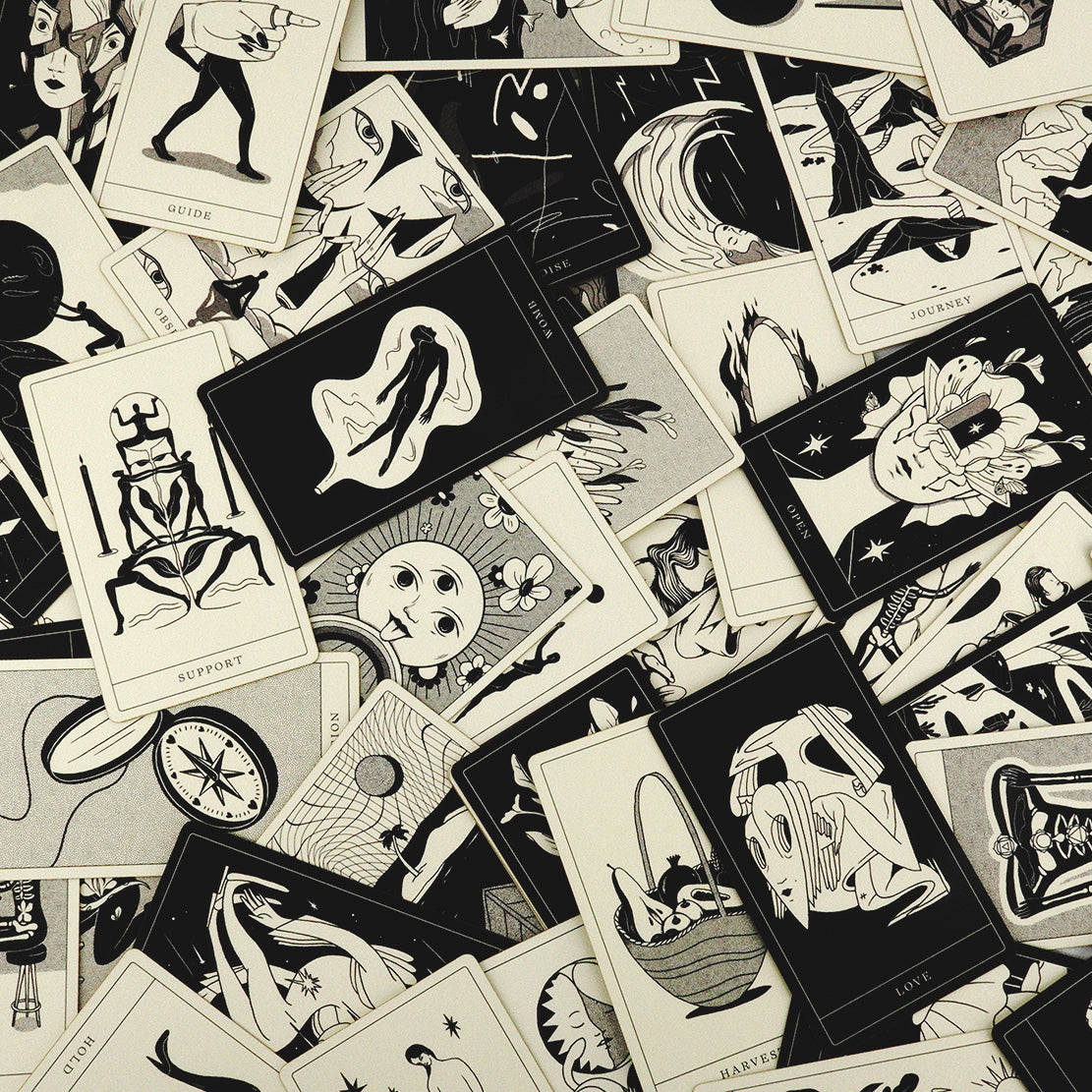 poesis cards illustrations